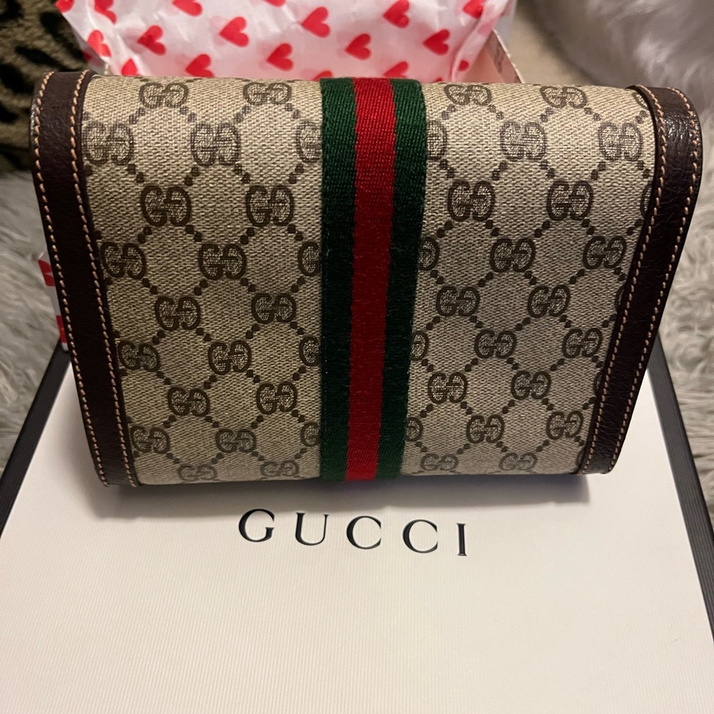 GUCCI canvas/clutch/wallet/ wristlet authentic Gucci GG monogram vintage new!🔥🔥 - Picture 4 of 13